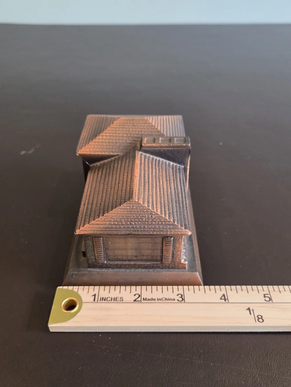 Vintage Banthrico Chicago House Coin Bank Hobart Federal Savings Promotion